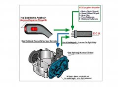 Hız sabitleme sistemi (cruise control) çalışma şeması